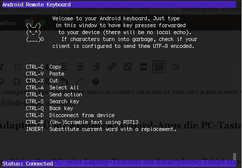 Remote Keyboard Screen
