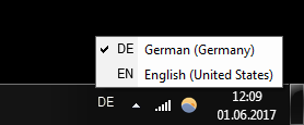 Tastatur auf Deutsch umstellen Windows 